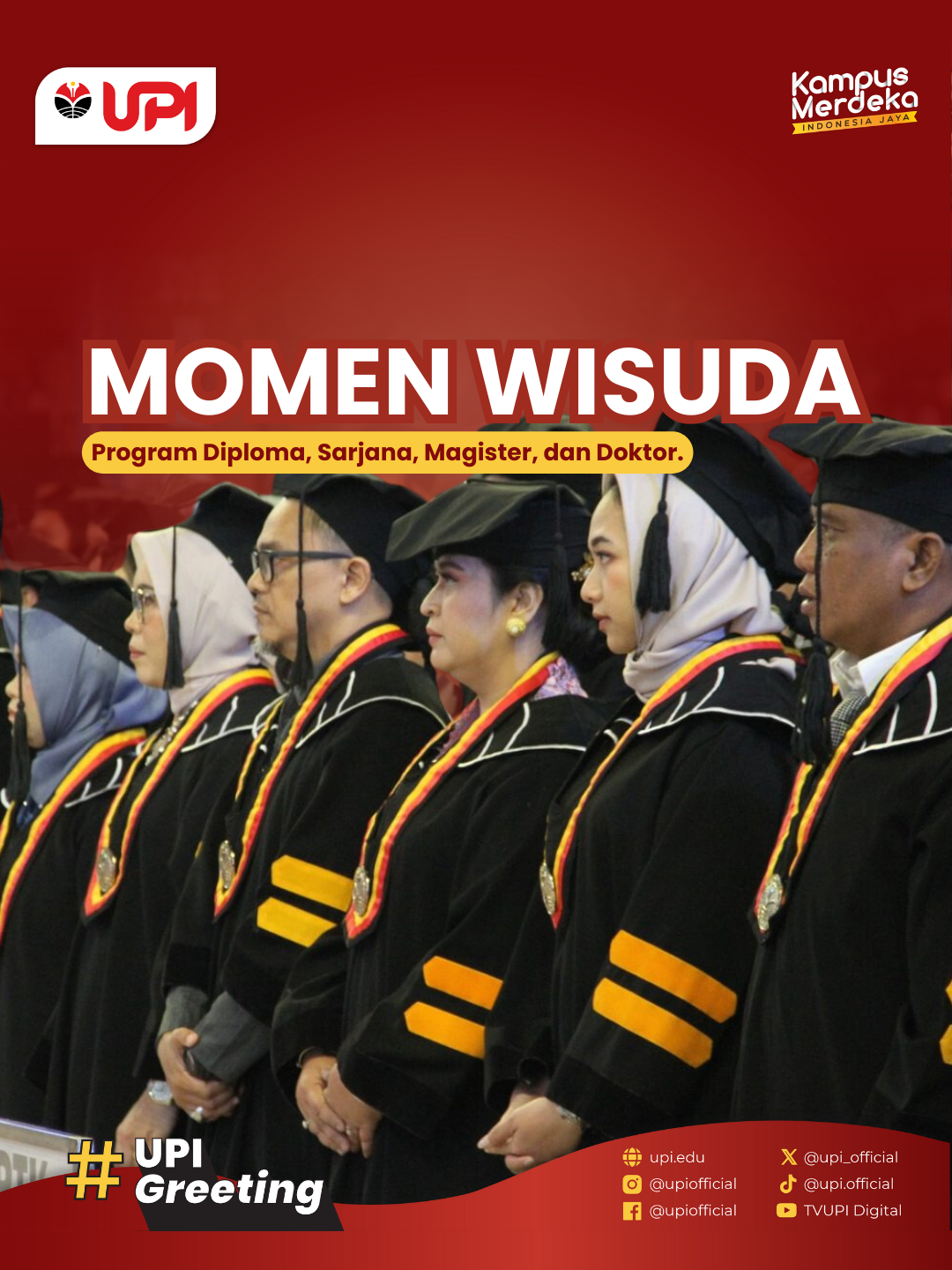 Halo #SivitasUPI! Yuk lihat keseruan Wisuda Gelombang II UPI Tahun 2024 🤩 Pencapaian ini merupakan bukti disiplin, ketekunan, dan komitmen para wisudawan untuk menyelesaikan jenjang pendidikan di UPI. Semoga ilmu yang diperoleh dapat bermanfaat dan diterapkan dalam masyarakat, serta memperluas kolaborasi nasional maupun internasional. Selamat menjadi alumni UPI 🫶 Teks dan video: Humas UPI | Dok. Juni 2024 #GreetingUPI #SeputarUPI #WisudaUPI #WisudaGelombangII2024 #HumasUPI #CarakaMudaUPI #BumiSiliwangi #Bandung #PelopordanUnggul