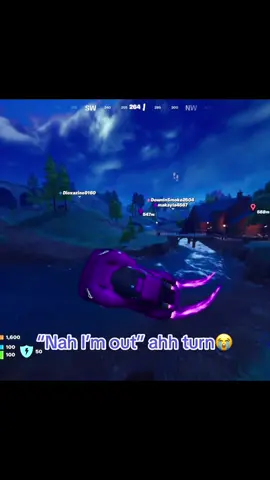 No the way the car Levitated off the water is insane😭 #fyp #fortnite #funnyfortnite 