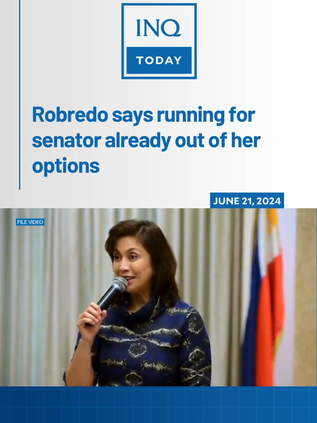 Former Vice President Leni Robredo is ruling out running for senator in the 2025 midterm elections, adding that she has informed the Liberal Party about her decision. #TikTokNews #SocialNews #NewsPH #inquirerdotnet