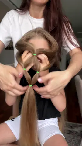 Hairstyle for long hair 🤩