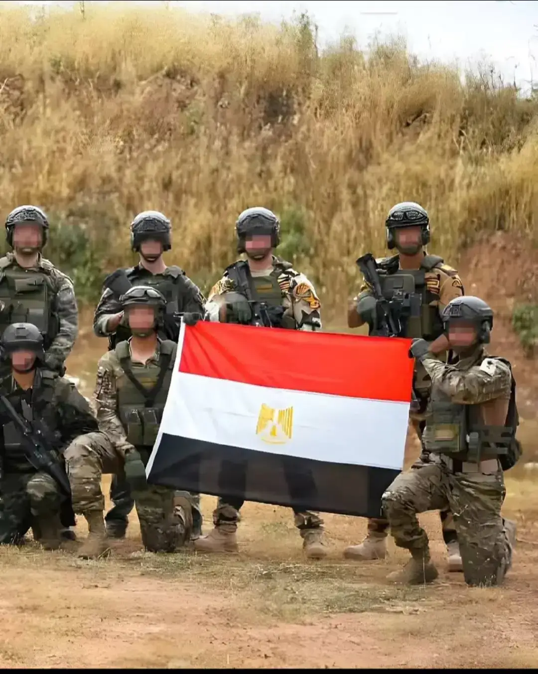 Here are the Egyptian special forces on the borders 😎🇪🇬💪 #egypt_army #military #fyp #tik_tok #capcut #explore #egyptian 