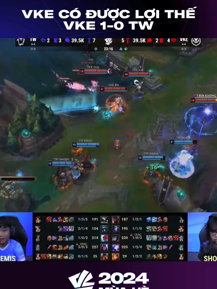 VKE vươn lên dẫn trước #vcs #vcslmht #vcs2024muahe #fyp #GamingOnTikTok