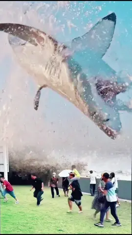 oh my God very scary scene  a big shark jumping  #shark #big #qiantang #whale #infotechfarsi #naturebature #scary #oh #fish @INFOTECH FARSI @Safder Nabizadah 