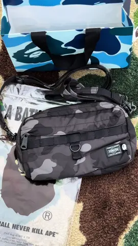 Unboxing Slingbag Bape X Porter ✨