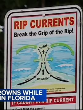 A Pennsylvania couple has died after they were caught in a rip current while vacationing with their six children in Florida. #news #fyp #florida