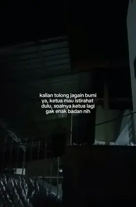 kalo aman kabarin ketua ya?