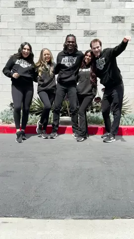 Jumping into a new era like…🖤 #NHL #lakings  Shop new merch now at lakings.com/legacy 🛍️