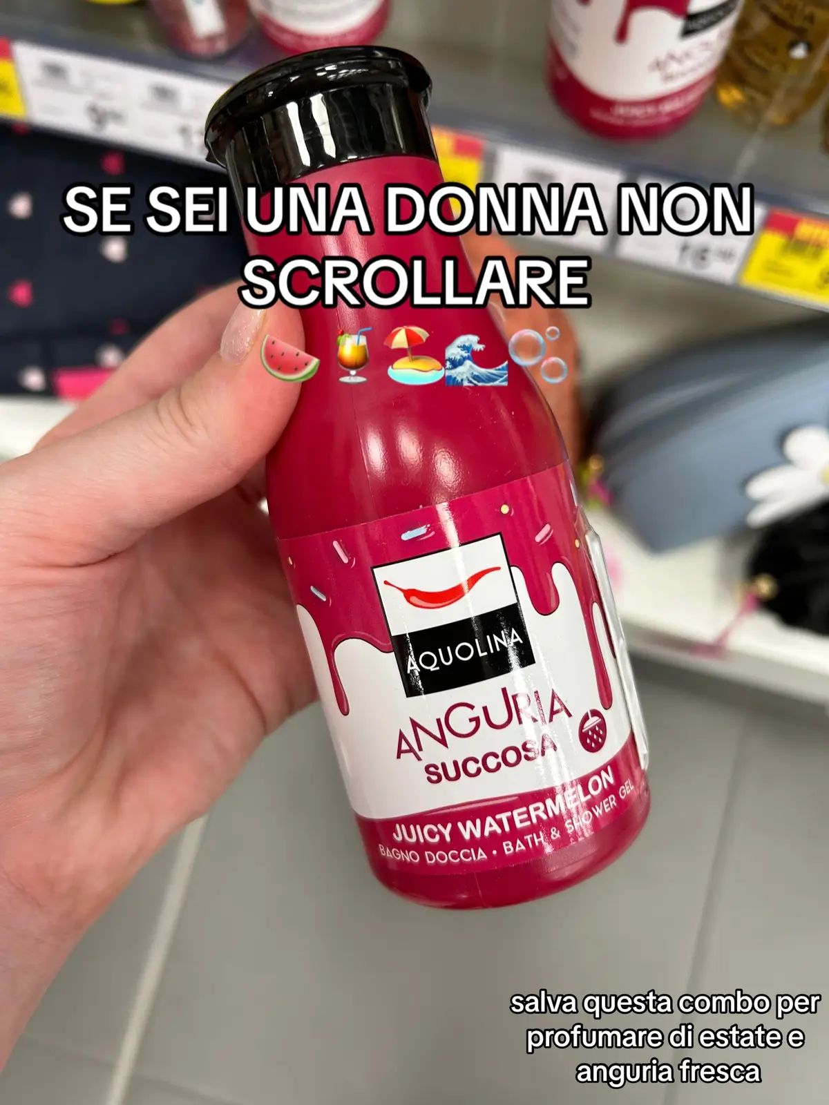 Combo per profumare di estate, di fresco, di mare e sole sulla spiaggia🍉🌞🏖️🍹 #combo #acquolina #bagnodoccia #bagnodocciaquolina #acquaprofumata #anguria #comeprofumare #comeprofumaredibuono #comeprofumaretuttoilgiorno #profumaredidolce #profumaredipulito #xte #neipertee 