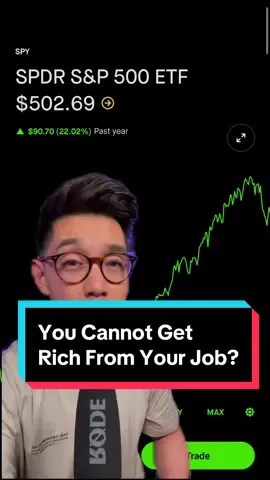 Watch my video to see why you will not get rich from your job!  Video: @codiesanchez  A traditional 9-to-5 job can provide a stable income stream and stable life, but it may not be the most effective path to increased wealth or net worth. Here are a few reasons why that may be.  1. Limited Earning Potential: Most jobs have a salary cap that limits how much you can earn, regardless of your effort or performance.  2. Time-For-Money Trade: Traditional jobs typically require you to trade a set number of hours for a fixed salary. Your earning potential is tied directly to the time you spend working.  3. Taxation: Salaries are often heavily taxed, and higher earnings can push you into higher tax brackets, reducing your take-home pay.  4. Inflation: Salaries may not always keep pace with the rising cost of living, eroding your purchasing power over time.  While a job can provide a stable income and benefits, building substantial wealth typically requires diversifying income sources, making strategic investments, and possibly becoming and entrepreneur.  -Steve  Follow @calltoleap for investing videos!  Follow me @calltoleap to learn more things like this about money!  @calltoleap  @calltoleap  @calltoleap  Make sure you check out my next beginners investing master class July 2nd at 5:30 PM PT the link to sign up is in my bio! 🔥  Let me know your thoughts in the comments below 👇  #money #investing #finance #personalfinance #work