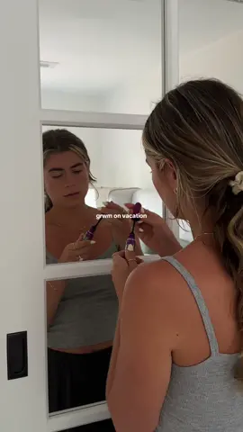 getting ready on vacation just hits different. period. 🤩✨              @Rare Beauty @meritbeauty @Saie @ColourPop Cosmetics @Maybelline NY #grwmroutine #grwm #grwmmakeup #getreadywithme #getreadywithmemakeup #vacationvibes #vacation #MakeupRoutine #rarebeauty #meritbeauty #beauty #BeautyTok #beautyroutine #minivlog #CapCut 