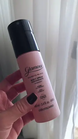 Glamour body spray 💗 #boticario #glamour #glamourbodyspray #perfume 