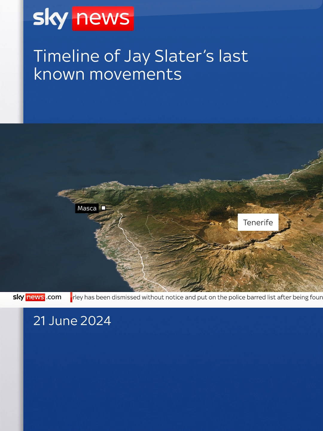 #JaySlater, from #Lancashire, has been missing in #Tenerife since #Monday #morning. He was last heard from when he called a #friend to say he was setting off on an 11-hour #walk to get #Home, after he missed his bus. #SkyNews has a #timeline and #map of the 19-year-old's last known movements.