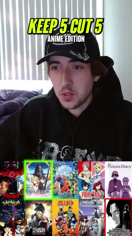 Keep 5 Cut 5 Anime Edition #satire #naruto #react #anime #reactcafe #onepiece #guess #hxh #aot #jjk #dragonball @mario @trent @dakota 