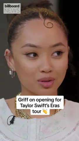 @Griff reveals how @Taylor Swift asked her to join her on #TSTheErasTour: 