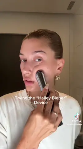 this is the Age-R Booster Pro device from @medicube_official ! ive never had a device like this before and i love it. i trust whatever mrs hailey bieber says from now on 🫡