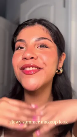 glowy look may be my new fav type of makeup look ✨💐👙🧡@Vacation Inc. @Charlotte Tilbury @milkmakeup @NYX Professional Makeup @elfcosmetics @Rare Beauty @ONE SIZE BEAUTY #fyp #beautycontentcreator 