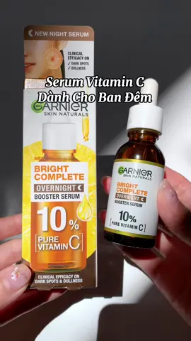Vitamin C Nguyên Chất Ban Đêm #lamdepcungtramm #goclamdep❤️ #reviewmypham #lamdep #serumvitamincganier #xh #serum #garnier 