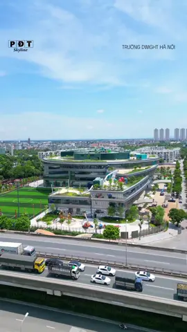 TRƯỜNG DWIGHT HÀ NỘI là ngôi trường có thiết kế độc đáo rất tương lai mang lại cảnh quan đô thị đẹp mắt cho thủ đô Hà Nội tại quận Hoàng Mai #hanoiskyline #hanoiskyline2024 #skycraper #vietnamcity🇻🇳 #thudohanoi #vietnam #hanoi 