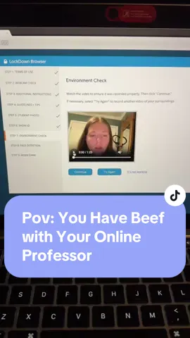 Pov: You have Beef with your Online Professor #bamamorgan #pov #onlineschool #teachersbelike #relatable #onlineclass 
