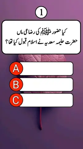 islamic quiz #quiz #quiztime #islamicquiz #urduquiz #mcqs #urdumcqs #learn #knowledge #naalij #information #iq #iqtest #fyp #foryou #foryoupage 