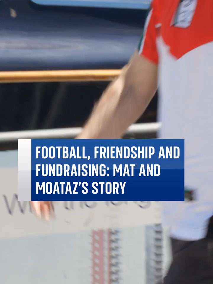 Football author Mat Guy is raising money to help his friend Moataz escape Gaza with his family. This is the story of their unlikely decades-long friendship. #Gaza #footbal #friendship #southampton