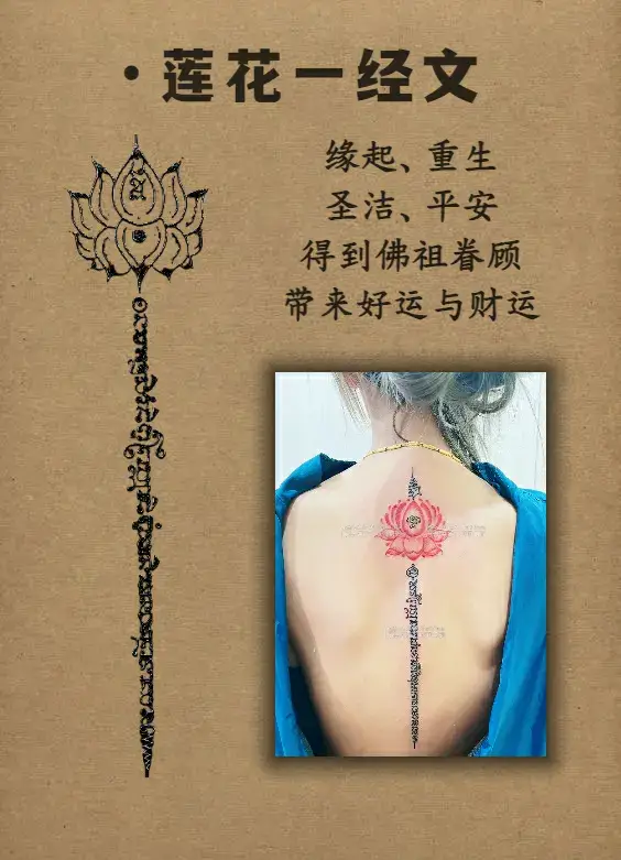 佛教經文紋身圖案，法力刺青寓意介紹#泰國文化 #紋身 #tattoo #新加坡 #泰國刺符 