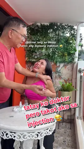 having a doctor dad means getting “surprise” shots at home 🥲😩😂 nakapagpa-flu injection na ba lahat? HAHAHAHA #heyhersheyvideos #mylifeisasitcom #nerinarratives