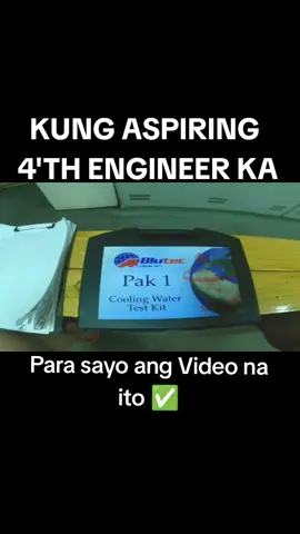 If you are Aspiring 4'th Engineer sa Barko panoorin mo ang Video na ito. #marinenginer  #marineenginnering  #seamantiktok  #watercoolingtest 