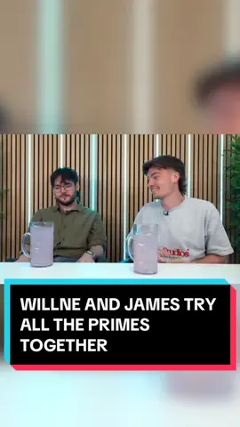 Willne and James Marriot try all the primes mixed together!!! #willne #jamesmarriott #jamesandwill #willlenney #willneandjamesmarriott #jamesmarriottandwillne #prime #ksi #jjolatunji #ksiolagidibt #primehydration #loganpaul #loganpaulandksi #ksiandloganpaul #youtube #primeenergy #fyp #foryou 