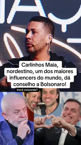 Nordestino, Carlinhos Maia, um dos maiores influencers do mundo, dá conselho ao Bolsonaro? O que você acha? #carlinhos #carlinhosmaia #pablomarçal #pablomarcal #pablomarcal1 #carolmarçal #marcaltalks #metodoip #generaisdoreino #bolsonaro #lula #jairbolsonaro #nordestino #turmadocarlinhos #lucasguimaraes #fy #politica #brasil 