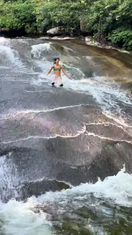 found a natural rock slide!