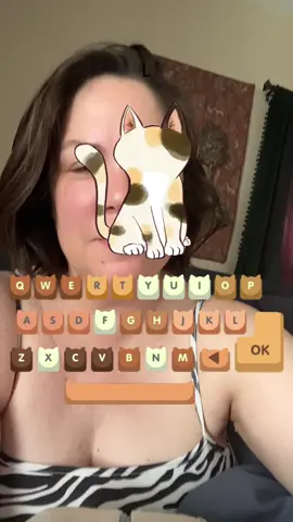 Well she’s adorable  #catkeyboard #funwithfilters #fyp 