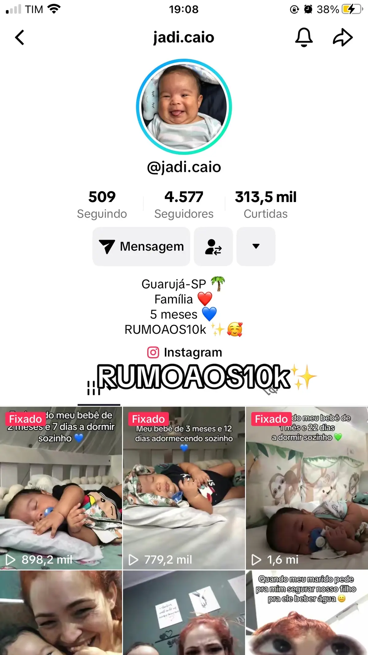 RUMOAOS10k 💙💙💙 #baby #bebestiktoks #maedemenino💙 #nosajude #meta 