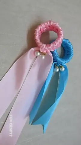 How to Make Braided Scrunchies with Satin Ribbon#giftbox #virlvideo #DIY #CROFTS #handmadegifts #papercraft 