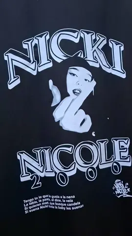 Polo Nicki Nicole🤍 ig @neverstop.pe  #nickinicole #parati #viral #fyp #alma #polospersonalizados 