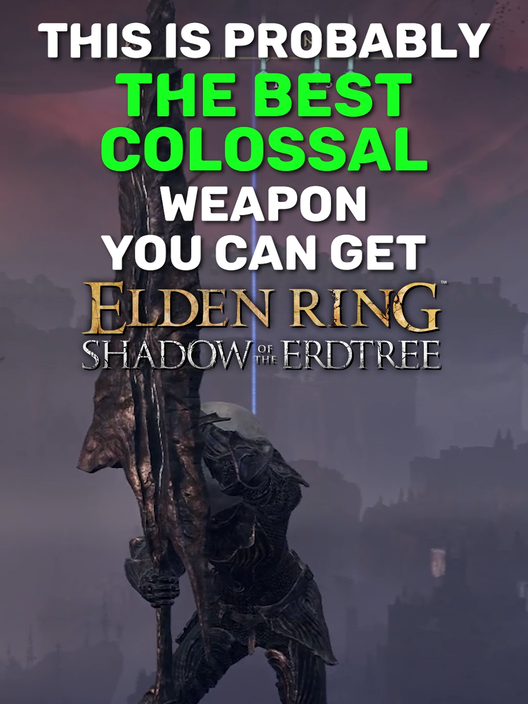 This is the BEST Colossal Weapon in Elden Ring Shadow of the Erdtree! Well at least one of them... How to get Ancient Meteoric Ore Greatsword in Elden Ring Shadow of the Erdtree! #eldenring #eldenringshadowoftheerdtree #Eldenringweapons #eldenringtutorial #eldenringtips #eldenringdlc #eldenringdlcweapons #schlayer