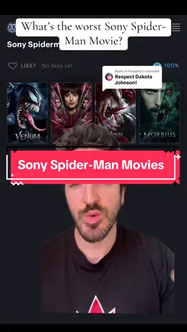 Replying to @Polswrld is Madame Web the worst Sony Spiderman movie? Let’s break it down. Most of us would consider venom a cut above the rest, so it has to be between jared leto’s morbius, dakota johnson’s madame web, and venom let there be carnage. And for me, its no contest.  #spiderman #venom #madameweb #marvel #venom2 #morbius #movies #movietok #dakotajohnson 