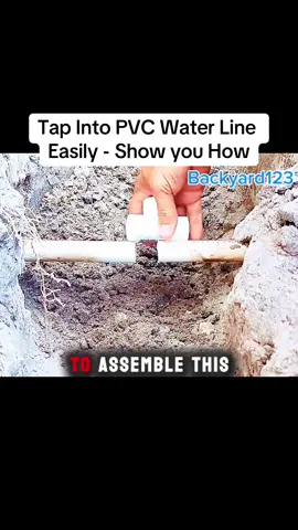 #pvc #tap #waterpipe #fixing #howto #usa_tiktok #usa🇺🇸 