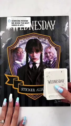 Replying to @Zack:) 180 stickers to put in the Wednesday Album in order you say? Well how long could thag take 🤭 strap in because this took me over 6 hours so i hope you wnjoy this extra long video of starting and finishing this entire sticker album. Maybe grab a snack… #wednesday #wednesdayaddams #netflix #stickers #panini #theaddamsfamily 