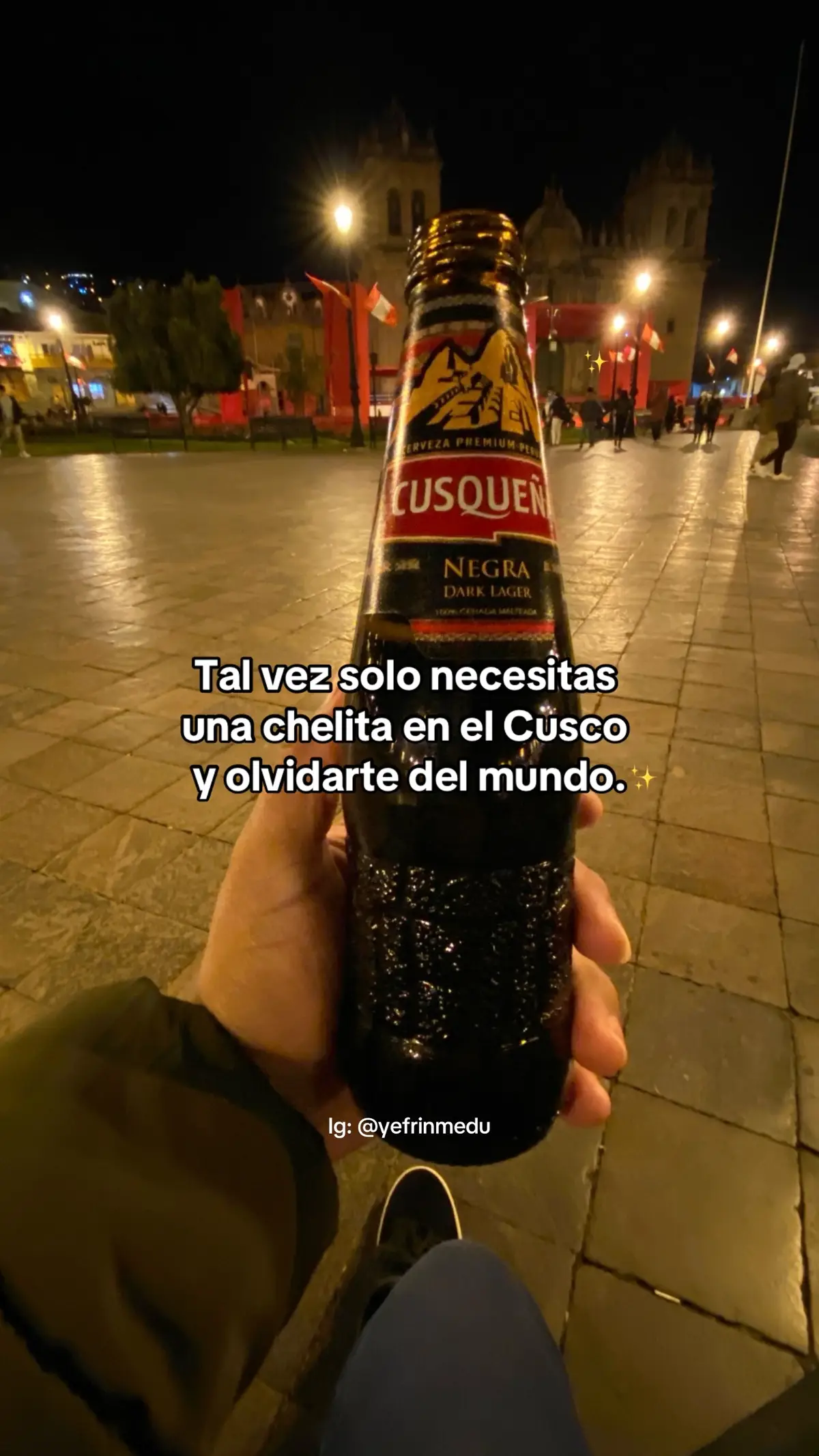 Así es. 🥺 🟤 Ig: @yefrinmedu #cusco #cusco_peru🇵🇪 #cuscoperu #cuzco #cuzco_peru🇵🇪 #cuzcoperu #maravillasdelmundo #cerveza #reflexion #frases #frasesmotivadoras #viaje #traveltiktok #entretenimiento #justcontent #content #fyp #parati #humor #trend #tendencia #yefrinmelchor #cusqueña #lugares #pueblitosmagicos #pueblomagico #ahora #viral 