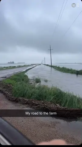 18 inches since Thursday morning! I cant even get to the farm yet. The river is currently running through the main farm. What a mess! #flood2024 