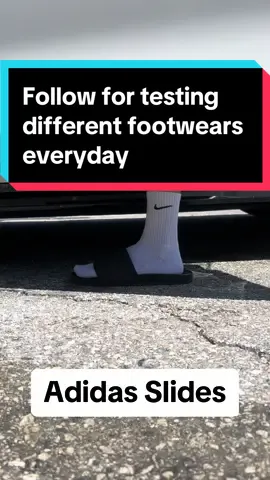 Testing out footwear one day at a time to see which ones are the best for driving manual cars. #shoeschallenge #shoechallenge #cars #manualcar #6speed #6speedmanual #shoeshifter  #adidas #adidasslides 