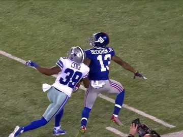 The time when OBJ made this catch against the Cowboys #nfl #nfledits #dallascowboys #obj #odellbeckhamjr #fyp 