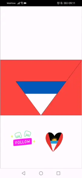 Drawing Barbuda flag by Python language #barbuda #island #python 