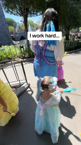I work hard… so my girl’s can dress up as a princess and live the life they dream. 