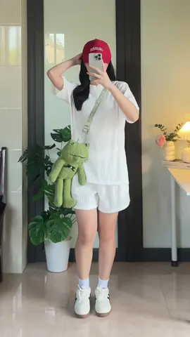 Set áo thun xốp vạt chéo #setquanao #aothun #aophong #quanshort #quanshortnu #review #thoitrangnu #thoitrangmoingay #mihohouse 