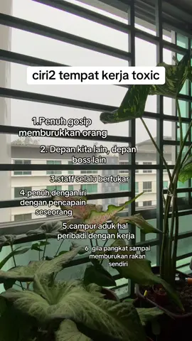 tempat kerja toxic? #toxicenvironment 