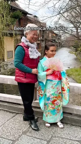 When your 9 yr old becomes a photo op sensation in her kimono! The line of people waiting to snap a pic cracked me up 📸😆 #tokyo #japan #travelwithkids #familytravel 