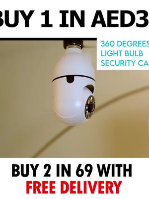 Big Discount on 360 Degree Rotatable WIFI Bulb Camera. You can record, view & control remotely.