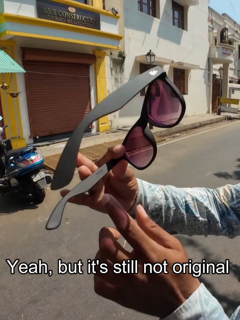 $30 Ray-Ban On The Streets of India 🇮🇳 #travelvlog #blogger #tiktokindia #india